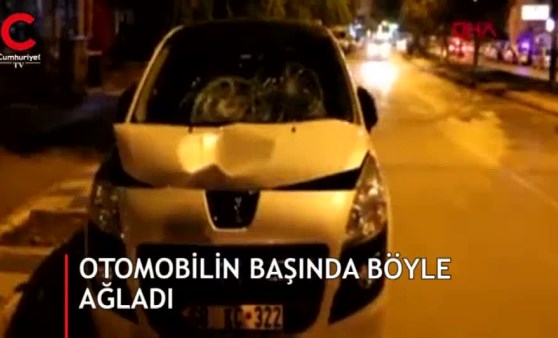 Büyük şok yaşadı! Başını polis aracına dayayıp, gözyaşı döktü