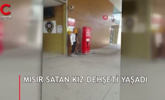 Mısır satan kız dehşeti yaşadı