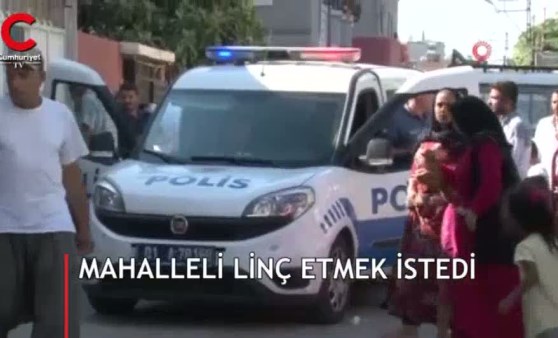 Tacizi balkondan gördü! Mahalleli linç etmek istedi