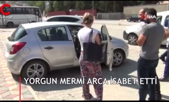 Tokat’ta yorgun mermi şoku