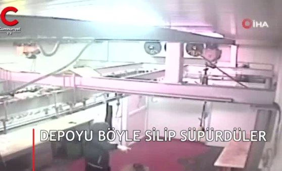 Depoyu böyle silip süpürdüler