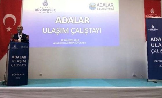 Adalar'da ulaşım çalıştayında fayton gerginliği