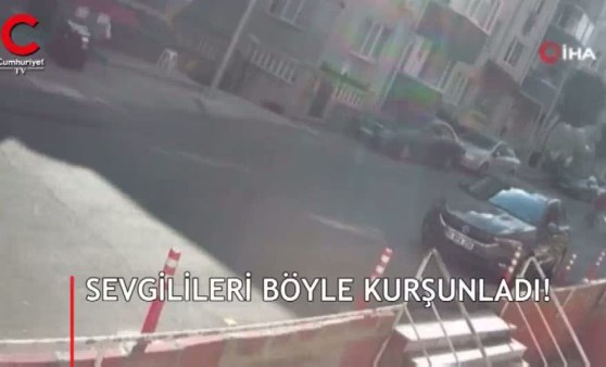 Sevgilileri böyle kurşunladı