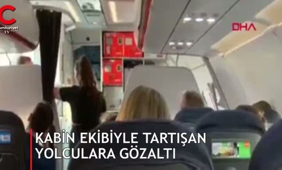 Yolcular ile kabin ekibi tartıştı, uçak acil iniş yaptı