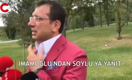 İmamoğlu'ndan Soylu'ya yanıt