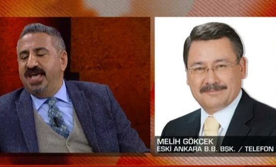 Melih Gökçek canlı yayında küplere bindi!