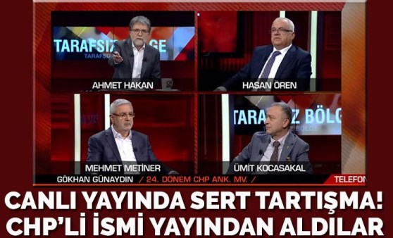 Canlı yayında ortalık karıştı! CHP'li isim ile Ahmet Hakan birbirine girdi