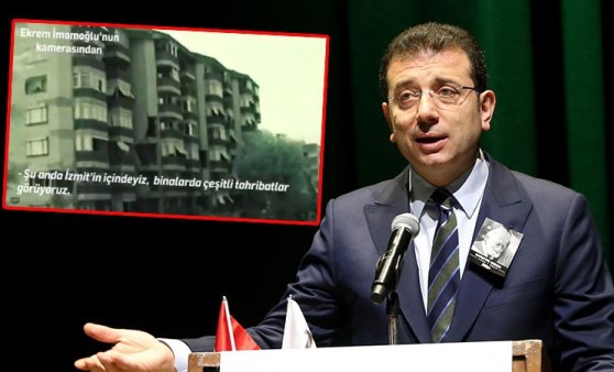 Ekrem İmamoğlu'nun 1999 Marmara Depremi'ndeki görüntüleri ortaya çıktı