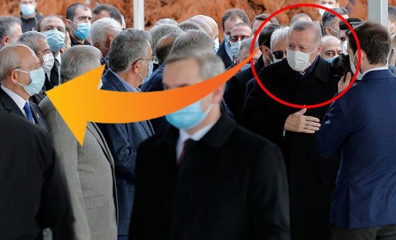 İnce'yle selamlaşan Erdoğan, Kılıçdaroğlu'nu böyle es geçti