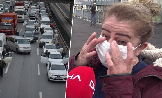 Saat 09.05'te gözyaşlarına hakim olamadı