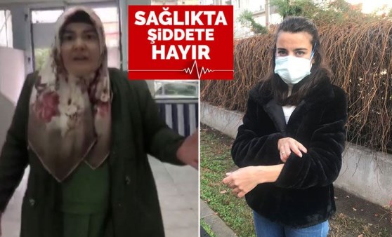 Avcılar'da aile sağlığı merkezinde doktora saldırı kamerada