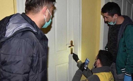 Taciz şüphelisi polise zor anlar yaşattı