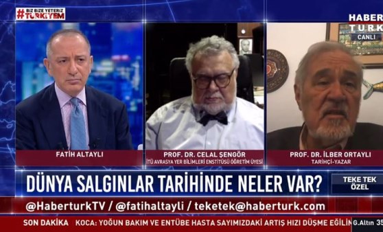 Celal Şengör, canlı yayında uyuyakaldı