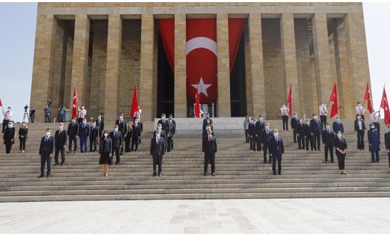 Anıtkabir'de 19 Mayıs töreni