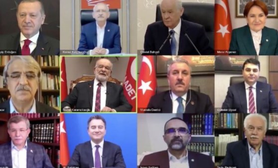 Karamollaoğlu'ndan bütün parti liderlerini bir araya getiren video