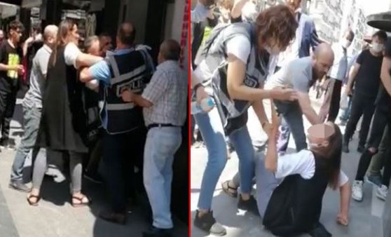 ’Maske takın’ diye uyaran polise bıçaklı saldırı