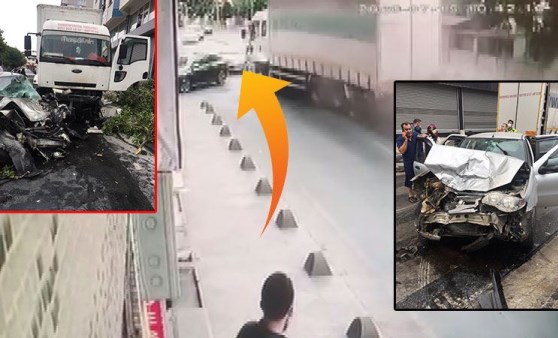 İstanbul'da ortalığın savaş alanına döndüğü an kamerada