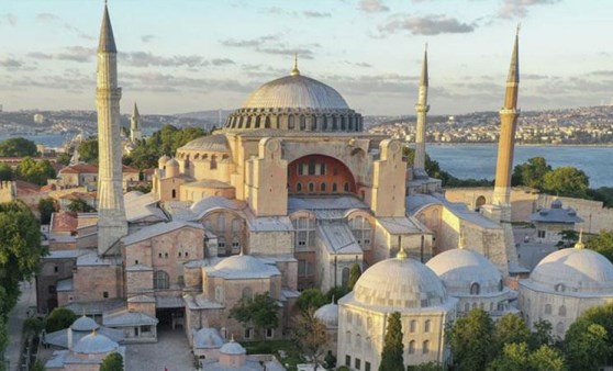 Ayasofya'da akustik ses denemesi