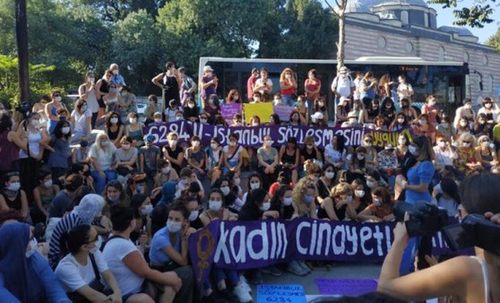 Kadınların İstanbul Sözleşmesi etkinliğine polis müdahalesi