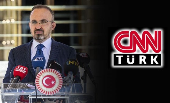 CNN Türk canlı yayınında dikkat çeken detay