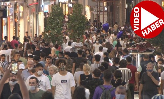 İstiklal Caddesi’nde dikkat çeken yoğunluk