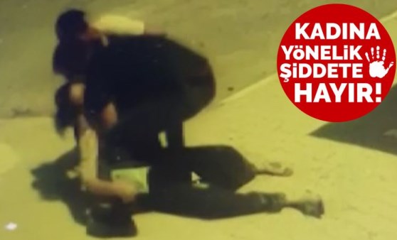 Tartıştığı eşine kafa atan saldırgan kamerada