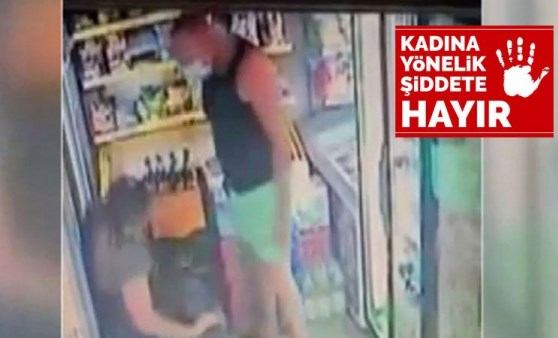 Maske takmadığı için kendisini uyaran kadın çalışana yumruk attı