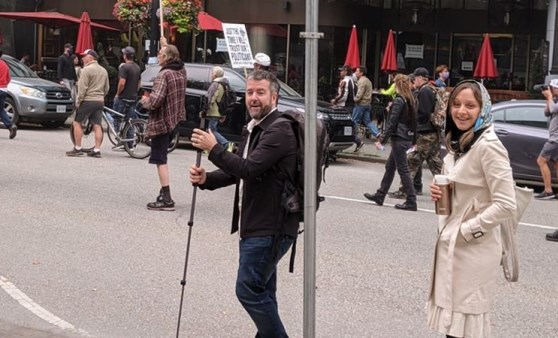 Kanada'da Covid-19 önlemleri protesto edildi