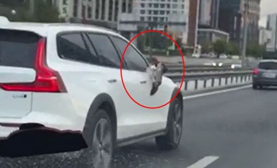 İstanbul trafiğinde yürek sızlatan görüntü