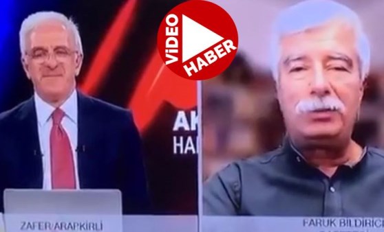 Faruk Bildirici'nin şirin dostu canlı yayında söz almak isteyince...