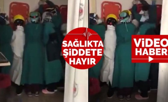 Ankara'da saldırıya uğrayan sağlık emekçileri barikat kurarak kendini savundu