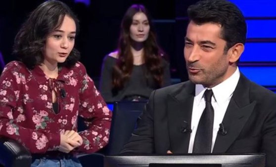 Kenan  İmirzalıoğlu, yarışmacının ricasına gülerek karşılık verdi