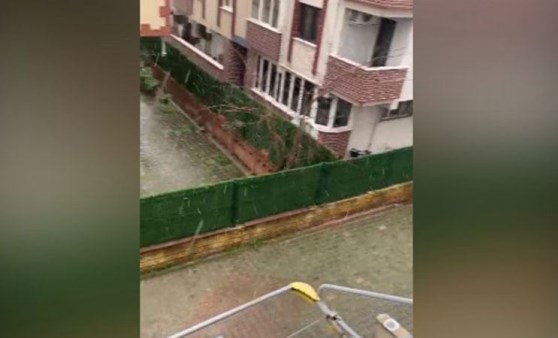 İstanbul'a yılın ilk karı düştü