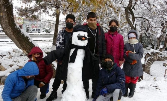 Yurttan gülümseten 'kardan adam'lar