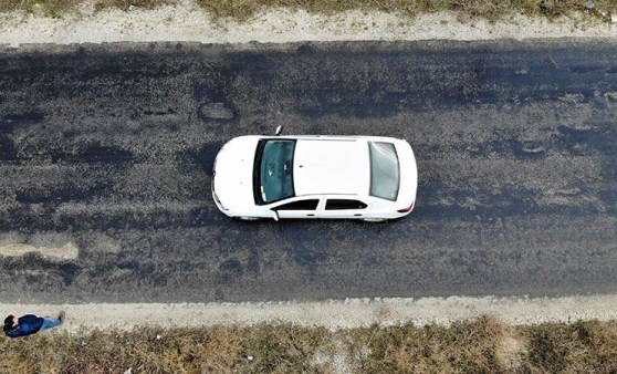 Eskişehir’de fizik kurallarını hiçe sayan yol