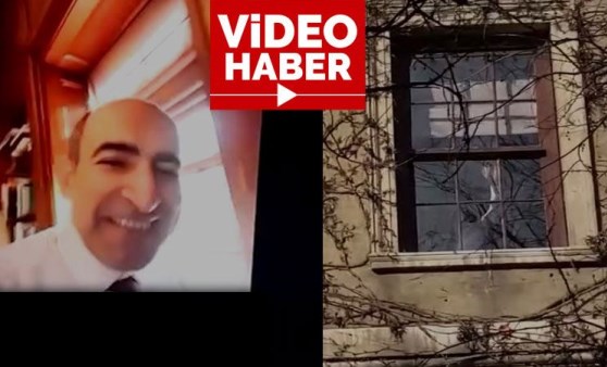 AKP'li rektör Melih Bulu, Cüneyt Özdemir’in canlı yayınındayken öğrencilere pencereden el salladı, öğrenciler yuhalayarak karşılık verdi