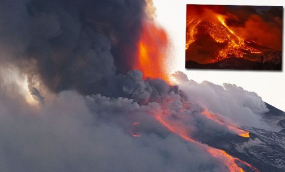 İtalya'da Etna Yanardağı patladı