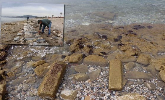 Sular çekildi, tarih ortaya çıktı