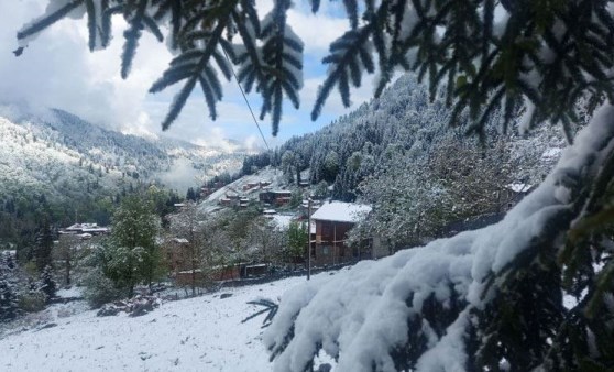 Rize'de mayıs ayında kar yağdı