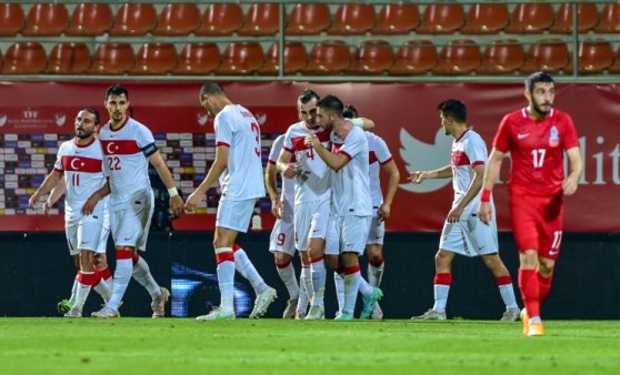 Türkiye Milli Takımı Azerbaycan'ı 2-1 mağlup etti