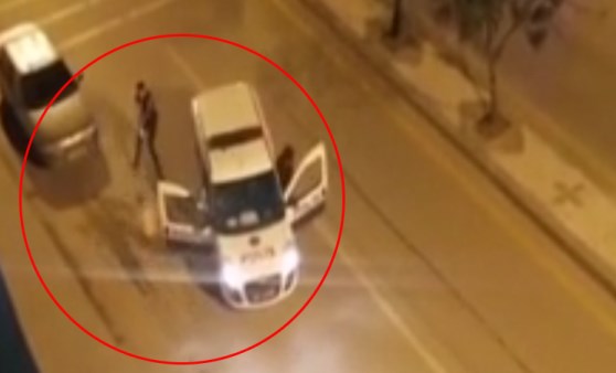 Polise saldıran şüpheli ayağından vurularak etkisiz hale getirildi