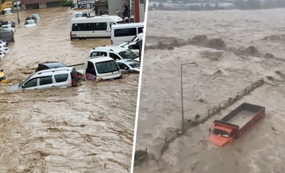 Artvin felaketi yaşıyor: Yoğun yağış sonrası Arhavi sular altında