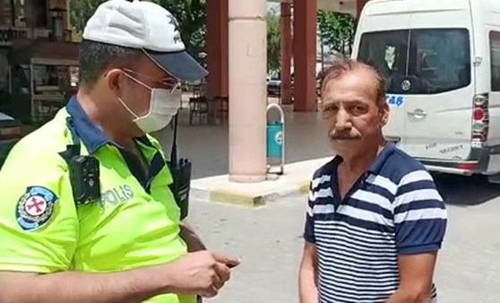 Sivil polise yakalanan korsan taksici 'Yaktın beni' diye ağladı