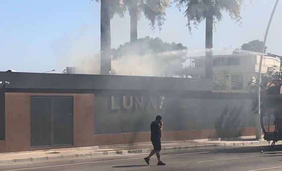 İzmir’de korkutan baca yangını