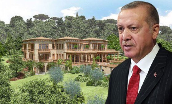 Erdoğan'ın 'Yazlık Sarayı'nın görselleri paylaşıldı