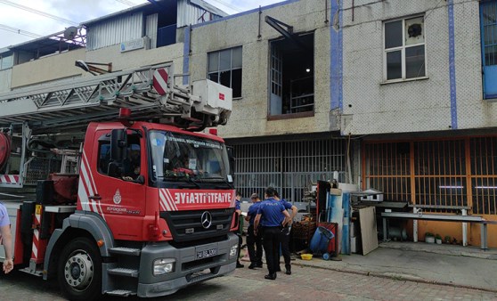 Demirciler Sanayi Sitesi içerisinde patlama