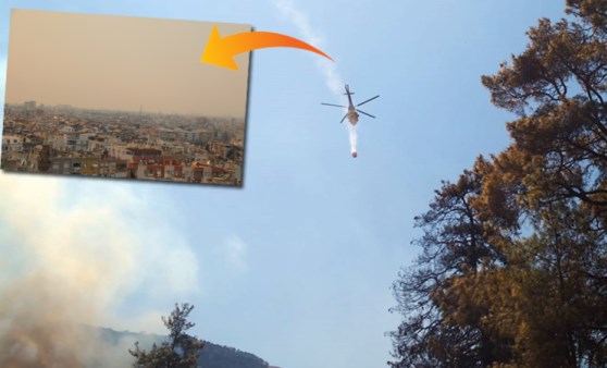 Son dakika... Bucak'ta orman yangını! Köyler boşaltıldı