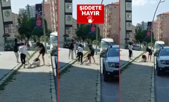 Kız çocuklarının kavgasını cep telefonuyla kayda alana 'Niye ayırmıyorsun?' diye kızdı