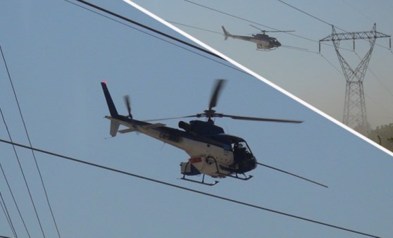 Şanlıurfa’da helikopter tellere takıldı! Korku dolu anlar