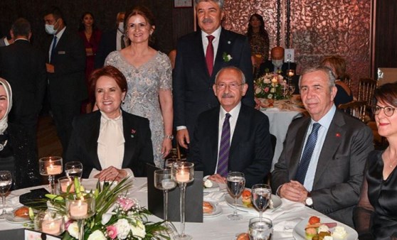 Kemal Kılıçdaroğlu, Meral Akşener ve Mansur Yavaş bir araya geldi